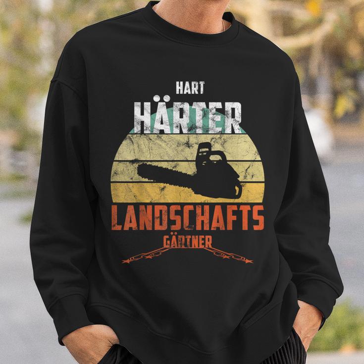 Hard Hardener Landscaper Chainsawintage Sweatshirt Geschenke für Ihn