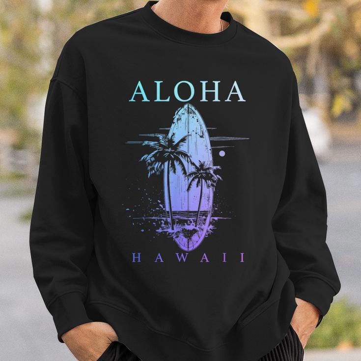 Hawaii Surf Hawaii Aloha Maui Konaintage Surfer Sweatshirt Geschenke für Ihn