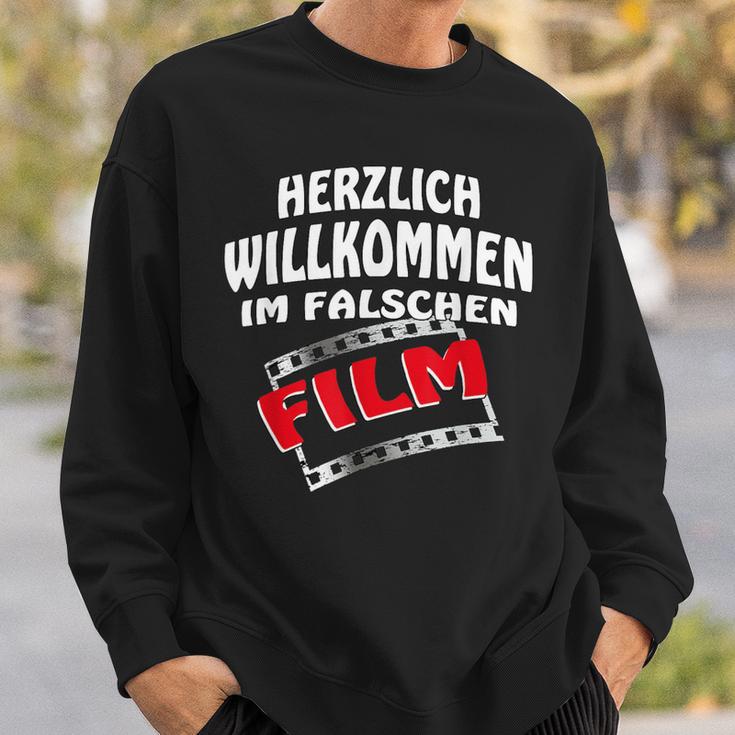 Herzlich Willkommen Im False Film S Sweatshirt Geschenke für Ihn