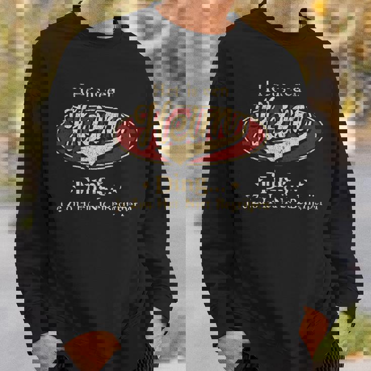 Het Is Een Heim Ding Je Zou Het Niet Begrijpen Sweatshirt Geschenke für Ihn