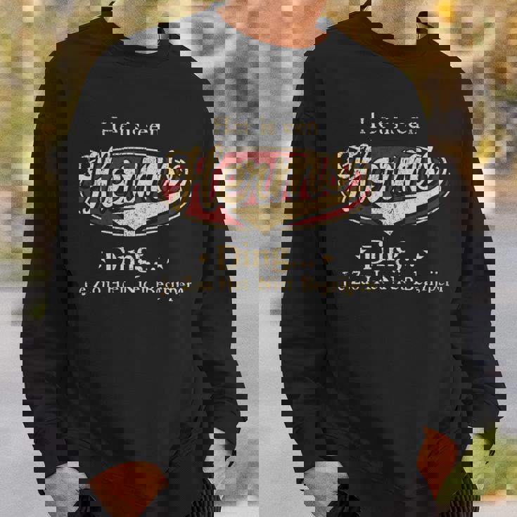 Het Is Een Herms Ding Je Zou Het Niet Begrijpen Sweatshirt Geschenke für Ihn