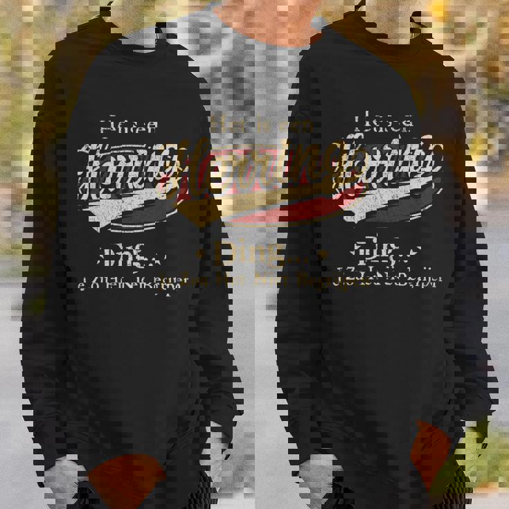 Het Is Een Herring Ding Je Zou Het Niet Begrijpen Sweatshirt Geschenke für Ihn