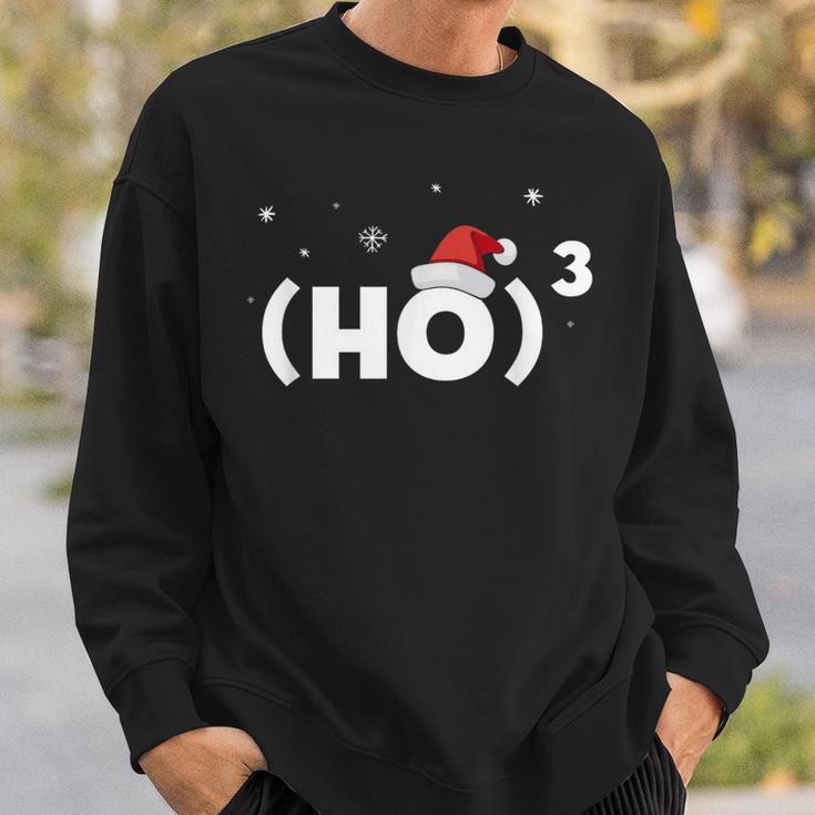 Ho Ho Ho Maths Formula Santa Christmas Sweatshirt Geschenke für Ihn