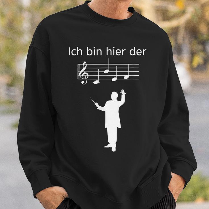 Ich Bin Hier Der Chef Ich Bin Hier Der Chef Sweatshirt Geschenke für Ihn