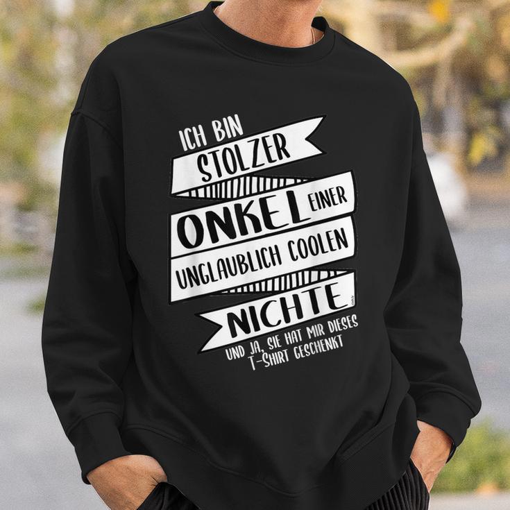 Ich Bin Stolzer Onkel Einer Coole Niche Sweatshirt Geschenke für Ihn