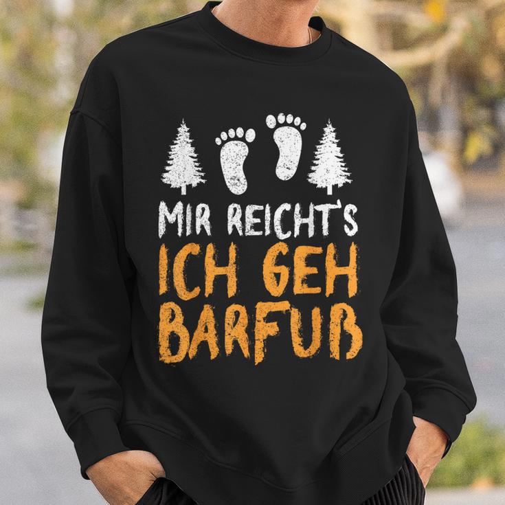 Ich Geh Barefoot Nature Earthing Barefoot Barefoot Sweatshirt Geschenke für Ihn