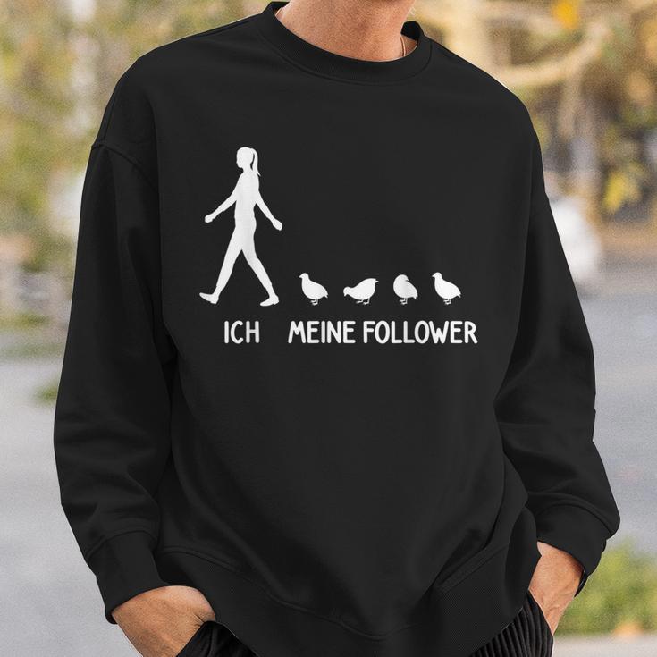 Ich Meine Follower Quail Lovers Quail Saying Breeder S Sweatshirt Geschenke für Ihn