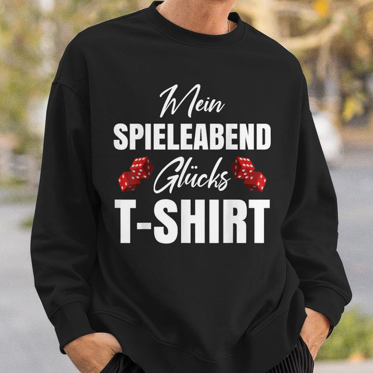 Ich Spieleleabend Glücks Sweatshirt Geschenke für Ihn