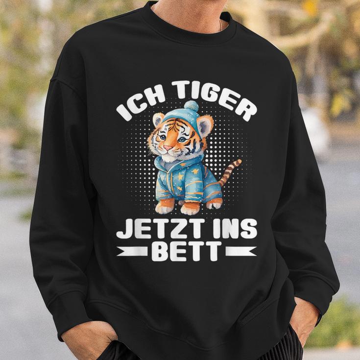 Ich Tiger Jetzt Ins Bett Schlafen Pyjamas Tired Pyjama Sweatshirt Geschenke für Ihn