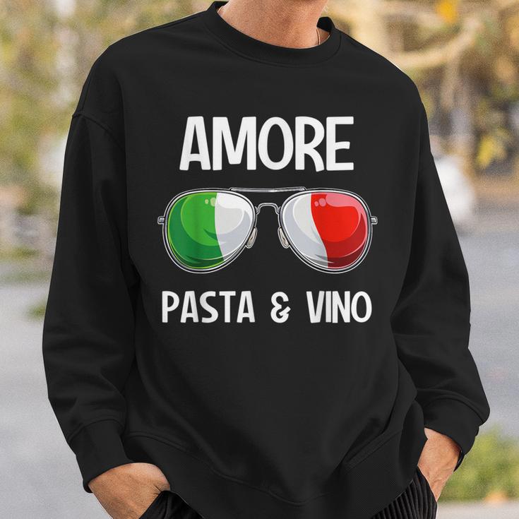 Italia Dialect Italian Amore Pasta &Ino S Sweatshirt Geschenke für Ihn