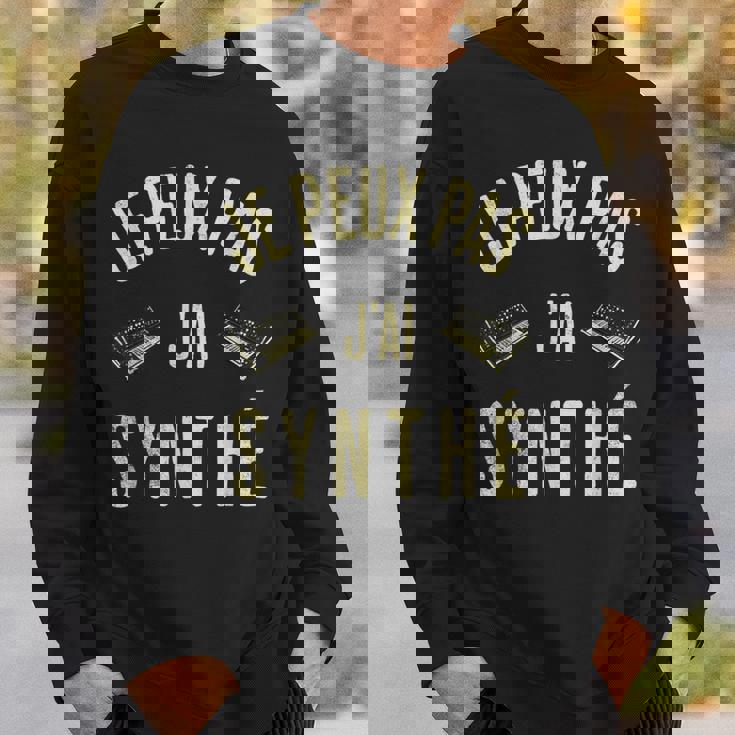 Je Peux Pas J'ai Synthé Cadeau Humour Musicien Synthétiseur Sweater e Cadeaux pour lui