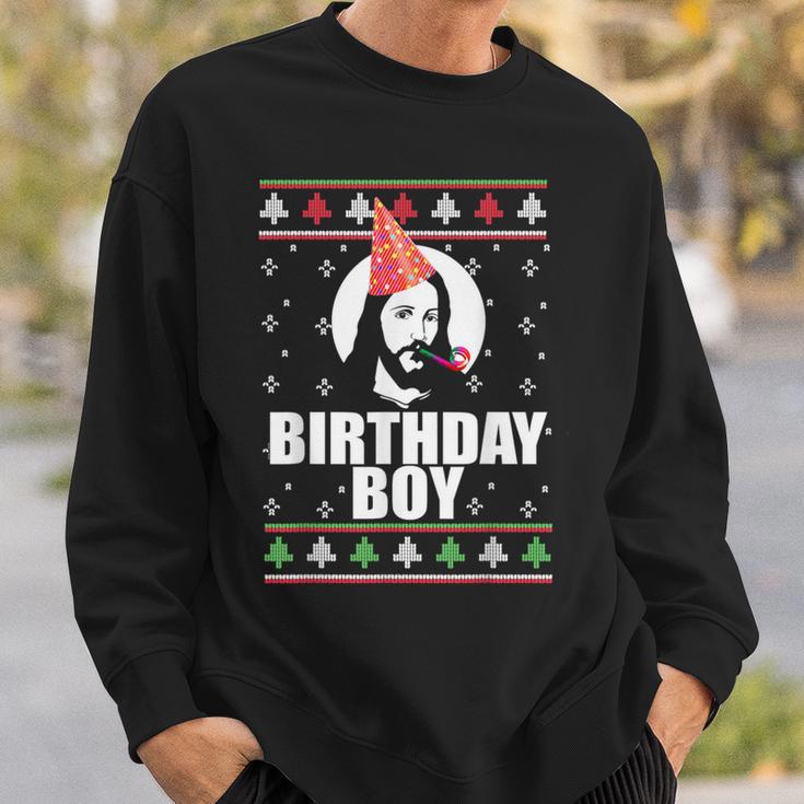 Jesus Nasty Christmas Knitted Jacket With Birthday Boy Sweatshirt Geschenke für Ihn