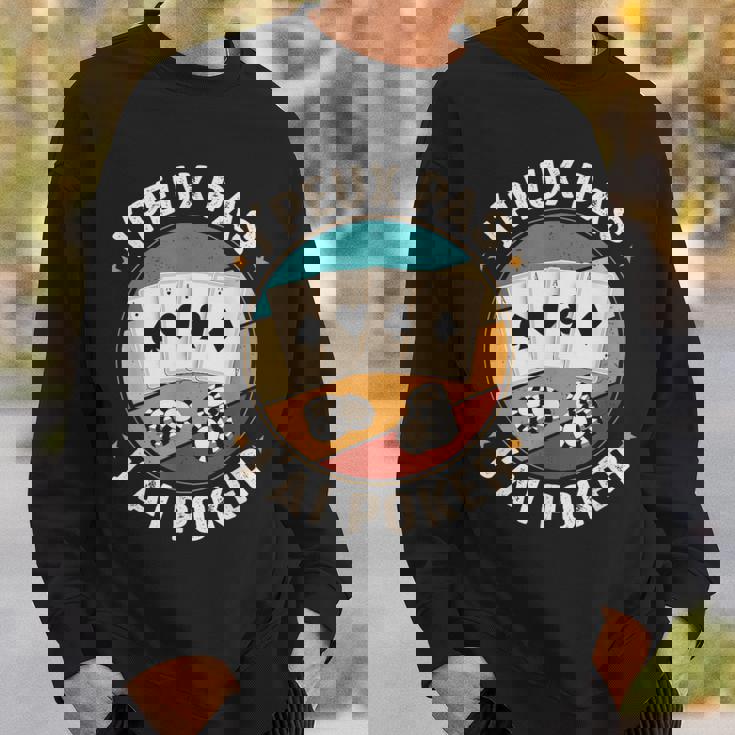 J'peux Pas J'ai Poker Humour Homme Joueur De Poker Noël Sweater e Cadeaux pour lui
