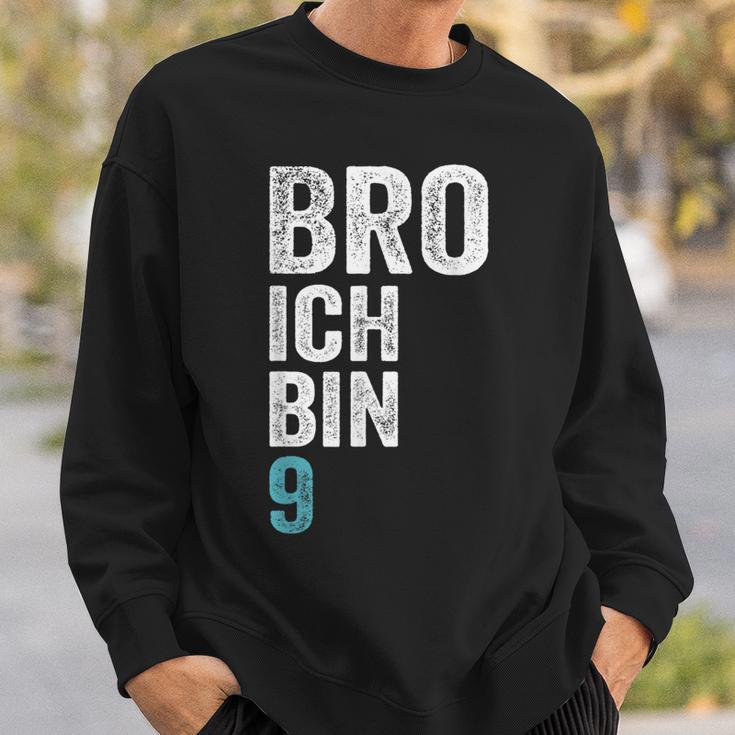 Kinder Bro Ich Bin 9 Jahre Alt Birthday 9Th Birthday Sweatshirt Geschenke für Ihn