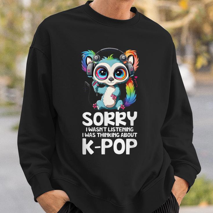 Kpop Items Bias Lemur Korean Pop Tie Dye Fan Merchandise Sweatshirt Geschenke für Ihn