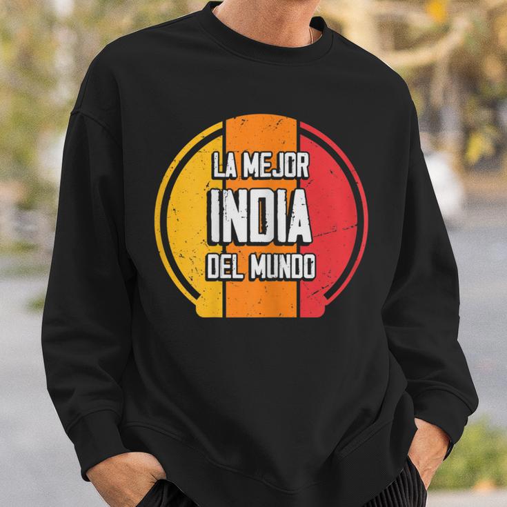 La Mejor India Del Mundo Divertido Nombre India Camisa de entrenamiento Regalos para él