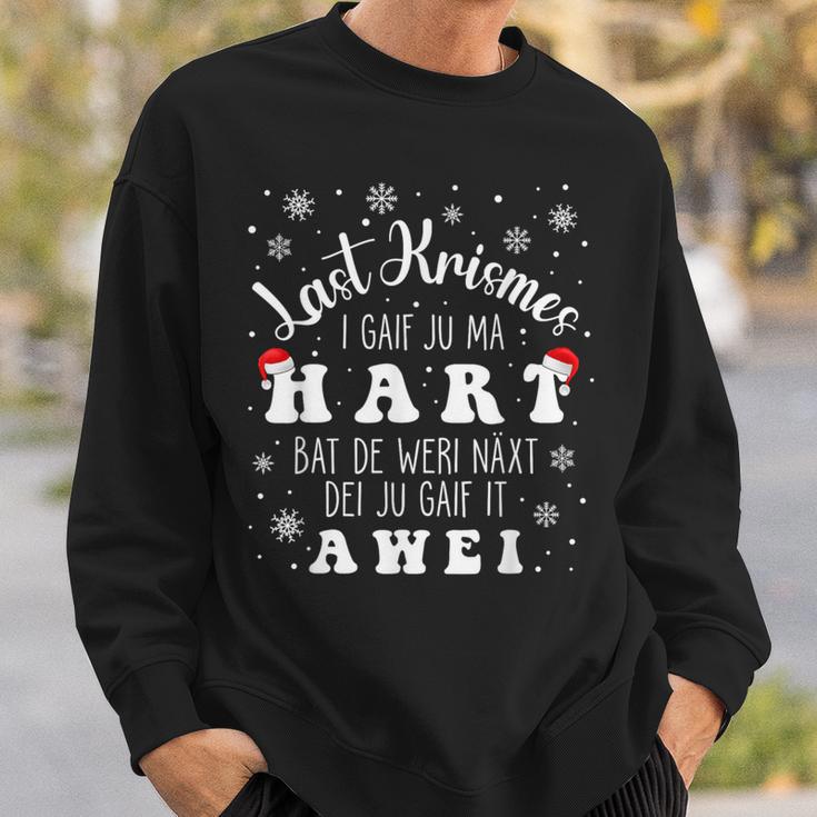 Last Krisms X Last Christmas X Christmas Sweatshirt Geschenke für Ihn