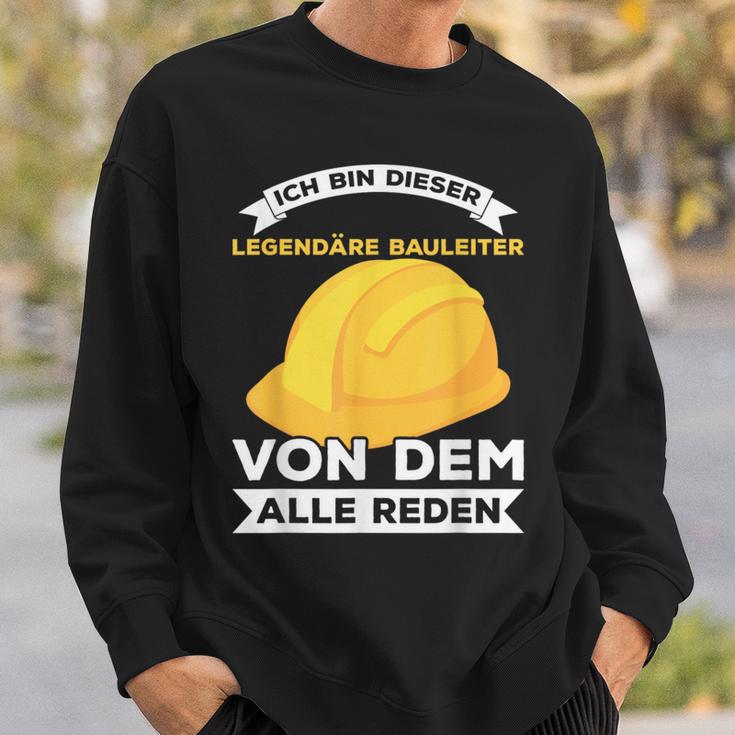 Legendary Construction Manager Builder Construction Site Saying Sweatshirt Geschenke für Ihn