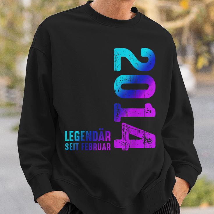 Legendary Since February 2014 Birthday Limited Edition Sweatshirt Geschenke für Ihn