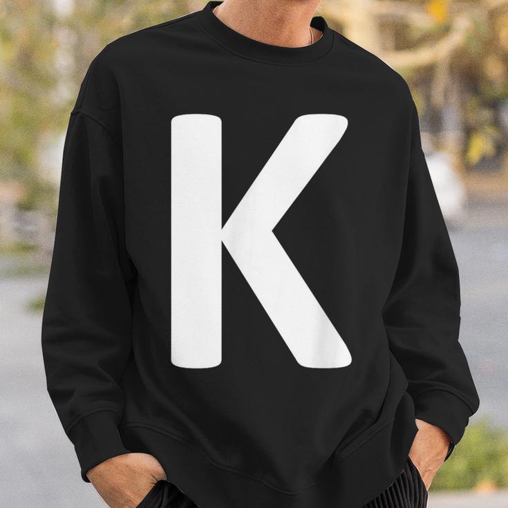 Letter K Sweatshirt Geschenke für Ihn