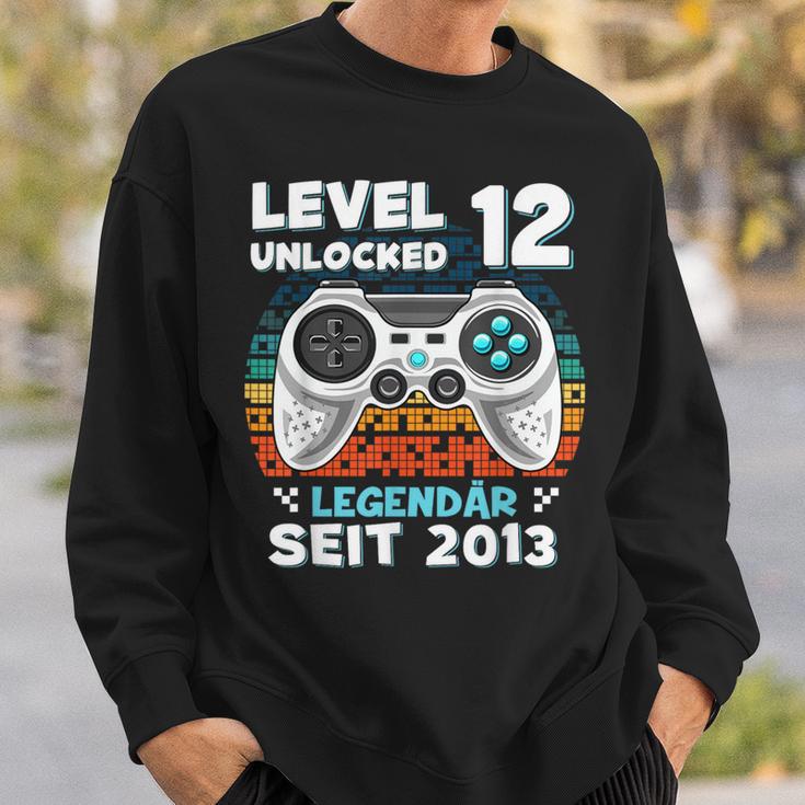 Level 12 Jahre Geburtstags Junge Gamer 2013 Geburtstag Sweatshirt Geschenke für Ihn