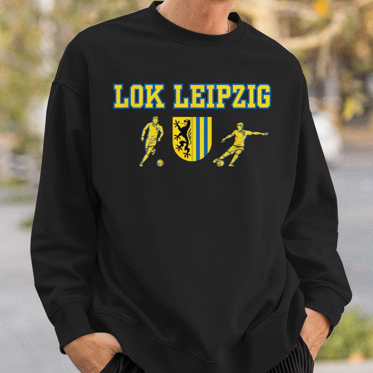 Lok Leipzig Fussball Kickenerein Fan Heimat Sachsen Sweatshirt Geschenke für Ihn