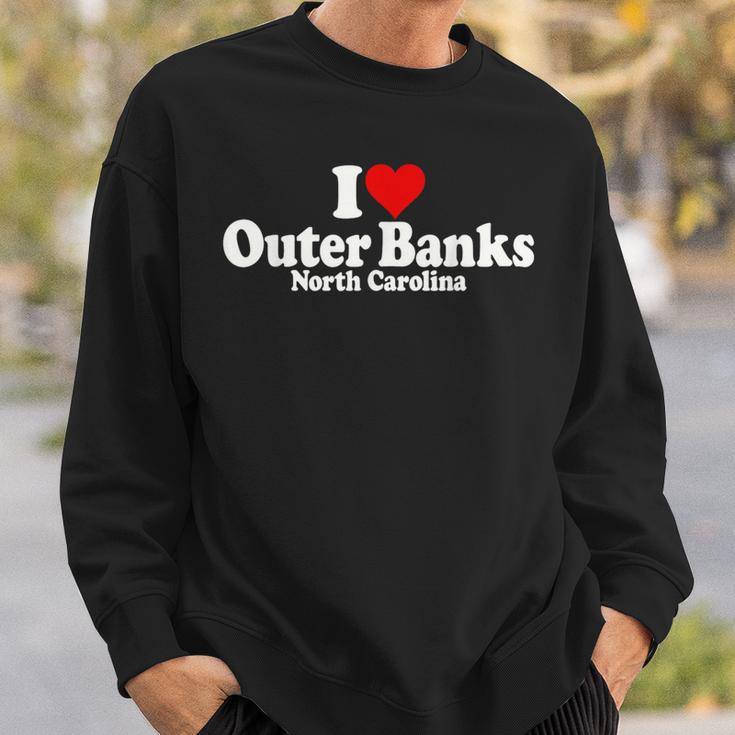 I Love Heart The Outer Banks North Carolina Obx Sweatshirt Geschenke für Ihn