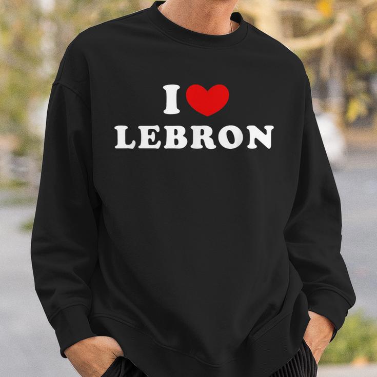 I Love Lebron I Love Lebron Sweatshirt Geschenke für Ihn