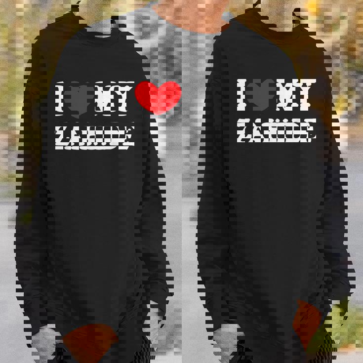 I Love My Zahide Ich Liebe Meinen Zahide Sweatshirt Geschenke für Ihn