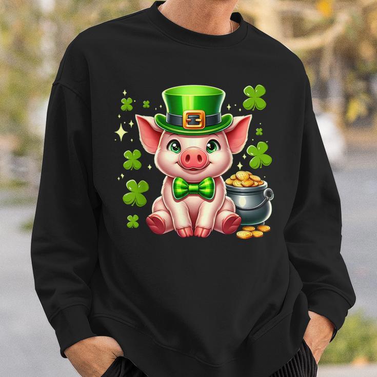 Lucky Pig New Year's Eve Pig New Year Lucky Pigs Sweatshirt Geschenke für Ihn