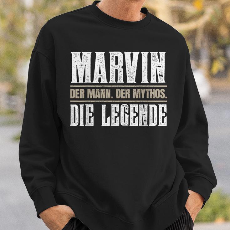 Marvin First Name Name Marvin Sweatshirt Geschenke für Ihn