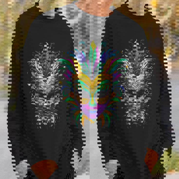 Masque De Mardi Gras New Orleans Nola Louisiana Outfit Carnaval Sweater e Cadeaux pour lui