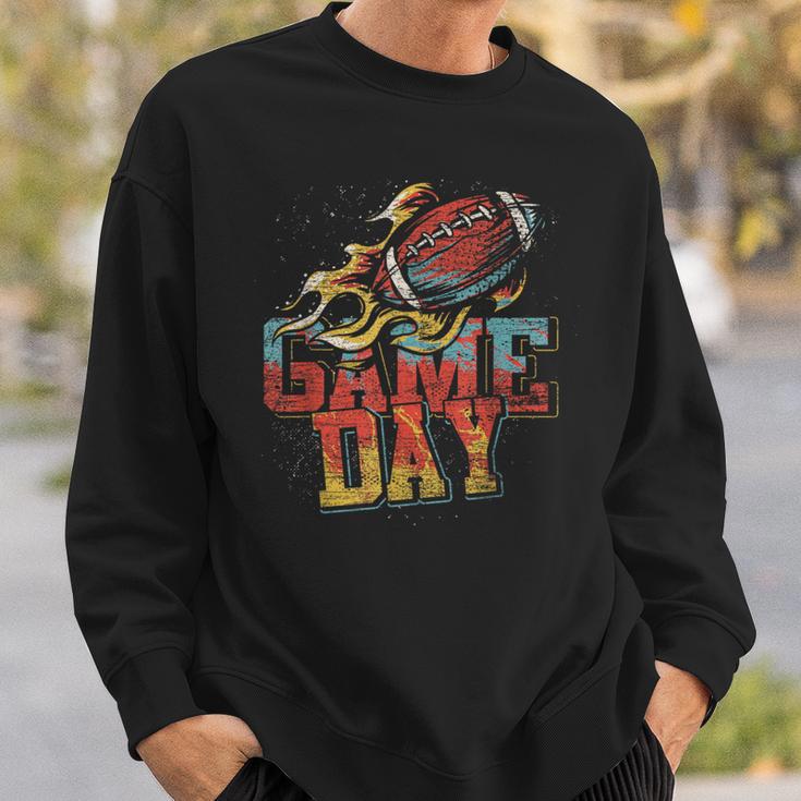 Match Day Football Player American Football Sweatshirt Geschenke für Ihn