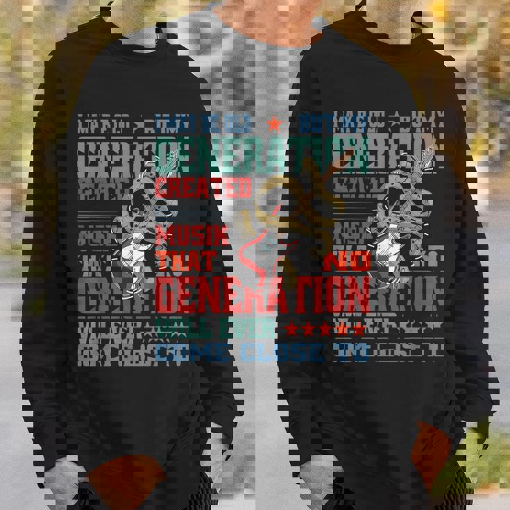 I May Be Old But My Generation Saw All The Cool Bands Camisa de entrenamiento Regalos para él