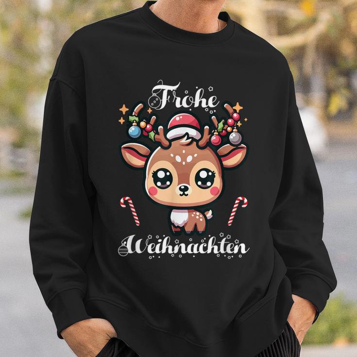 Merry Christmas Cute Reindeer Winter Christmas Sweatshirt Geschenke für Ihn