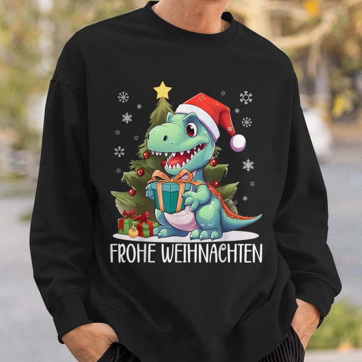 Merry Christmas Family Children's DinosaurRex Christmas Sweatshirt Geschenke für Ihn