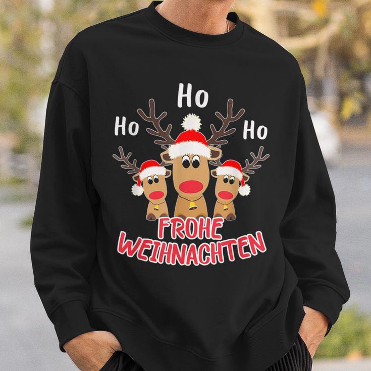 Merry Christmas Reindeer Ho Ho Ho Elk Christmas Sweatshirt Geschenke für Ihn