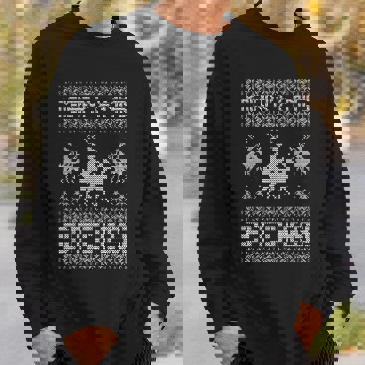 Merry X-Mas Bitches Adult Ugly Christmas Sweater Tee T-Shirt Sweatshirt Gifts for Him Merry X-Mas Bitches Adult Ugly Christmas Sweater Tee T-Shirt Sweatshirt Gifts for Him