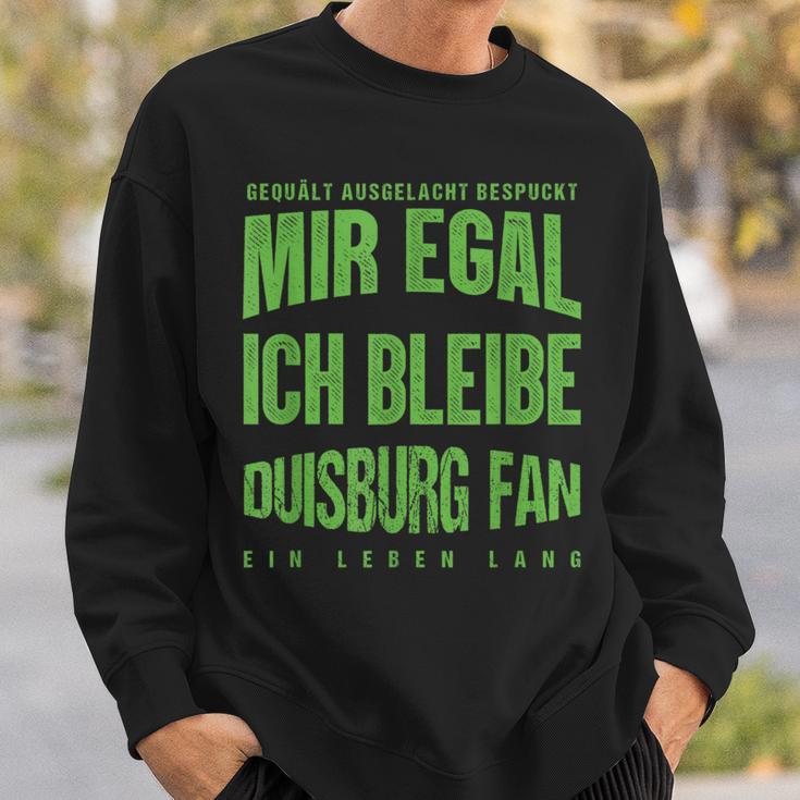 Mir Egal Ich Bleibe Duisburg Fan Football Fan Sweatshirt Geschenke für Ihn