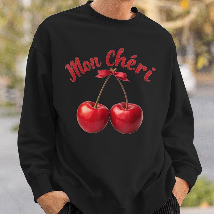 Mon Chéri French Expression Means My Favourite Sweatshirt Geschenke für Ihn