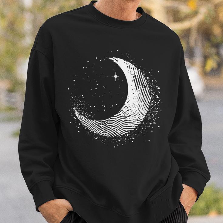 Moon Motif Half Moon Print Full Moon Mobile Phone Cover Sweatshirt Geschenke für Ihn