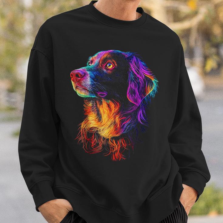 Munsterlander Dog Graphic Pet Colourful Munsterlander Sweatshirt Geschenke für Ihn