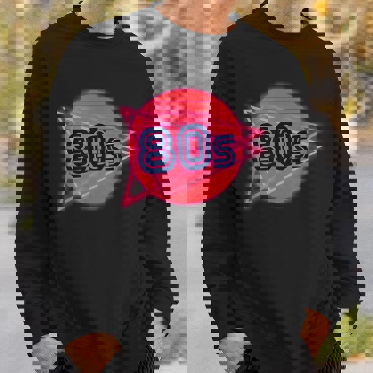 Nacido En Los Años 80 Neon Light Disco Música Cumpleaños Punk Music Camisa de entrenamiento Regalos para él