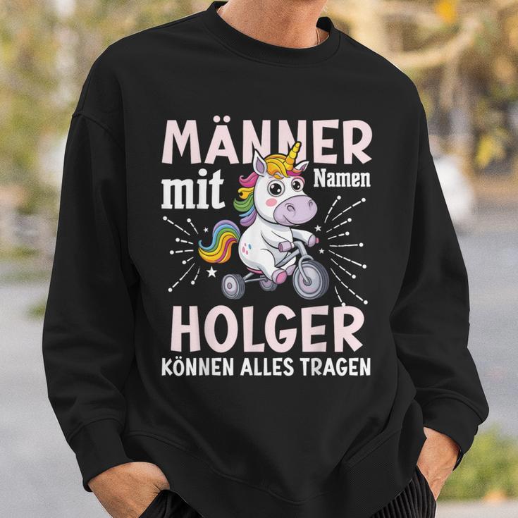 Name Holger Birthday Saying First Name Holger Sweatshirt Geschenke für Ihn