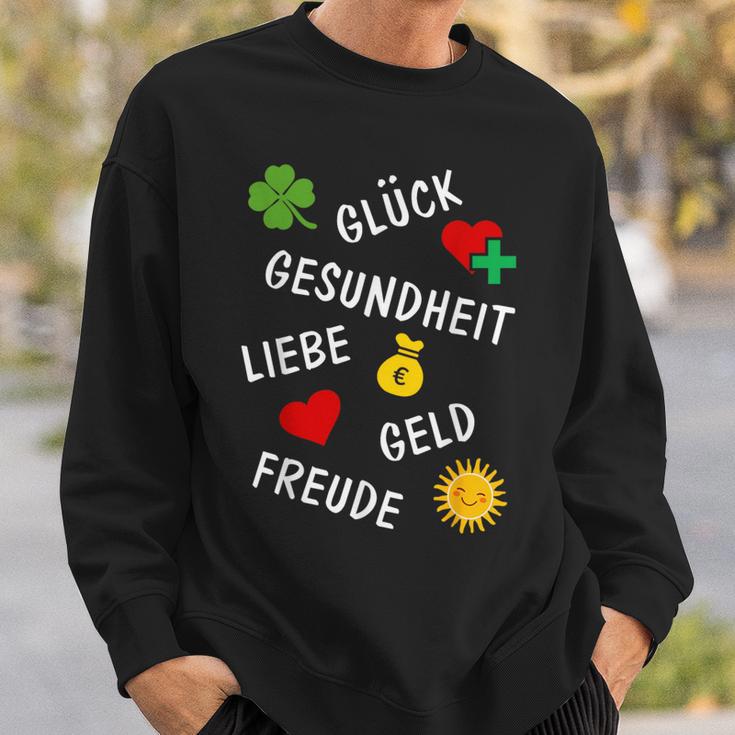 New Year's Eve Birthday New Year Outfit Wishes Lucky Charm Sweatshirt Geschenke für Ihn