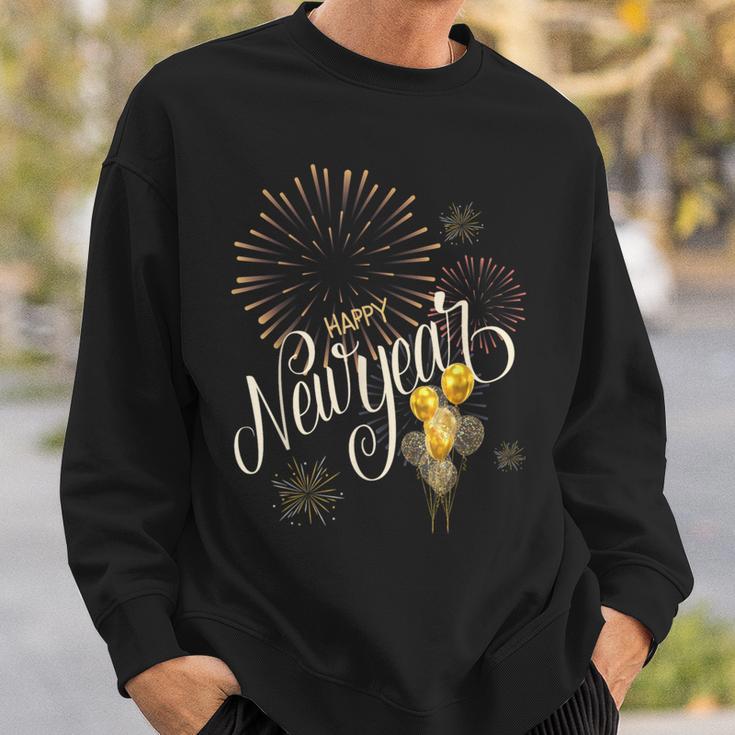 New Year's Eve Fireworks Happy New Year 2024 Sweatshirt Geschenke für Ihn