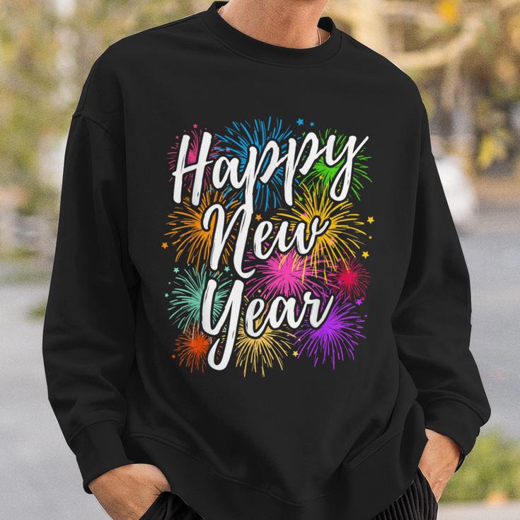 New Year's Eve Party Outfit Decoration Fireworks New Year Happy New Year Sweatshirt Geschenke für Ihn