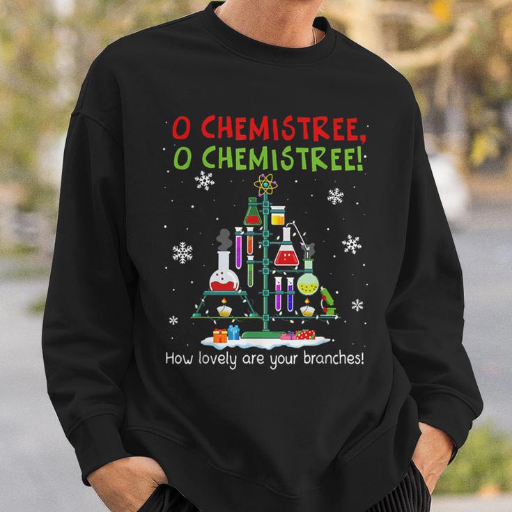 O Chemistree Wie Schön Sind Ihre Zweige Science Xmas Sweatshirt Geschenke für Ihn