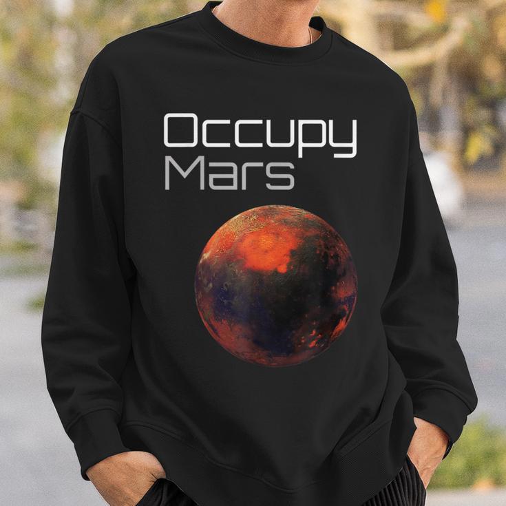 Occupy Mars Planet Mars Conquer Sweatshirt Geschenke für Ihn