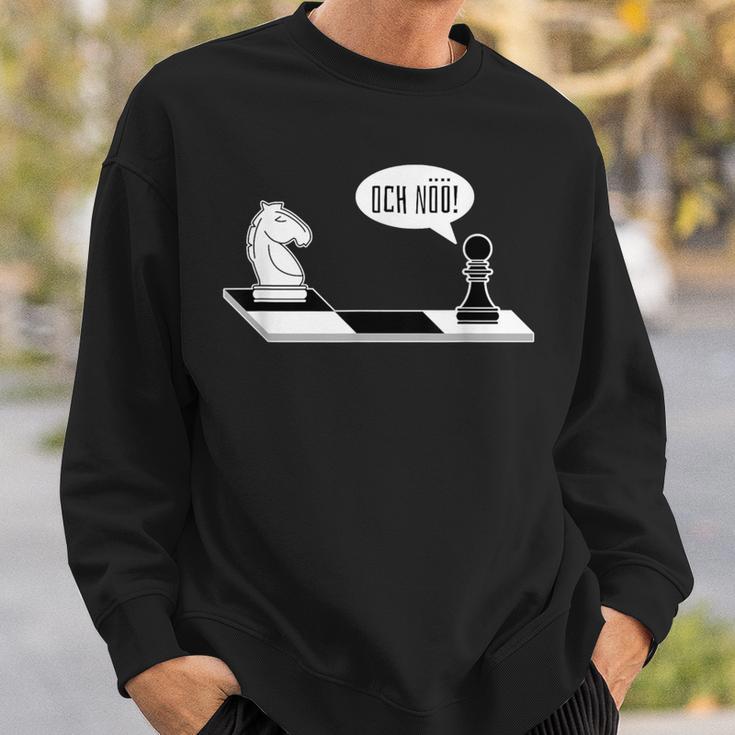 Och Nöö Chess Player Sweatshirt Geschenke für Ihn